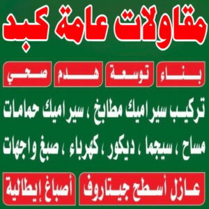 مقاولات عامة كبد